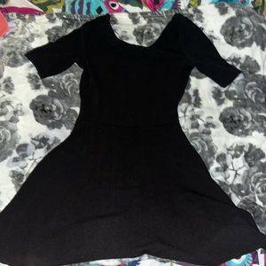 Before worn black dress